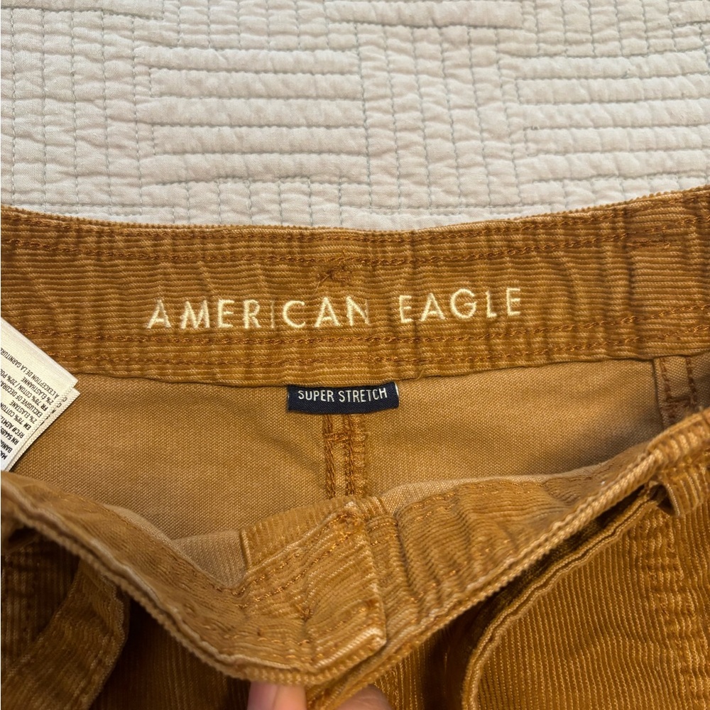 American Eagle Outfitters Tan Corduroy Mini Skirt - Picture 3 of 4